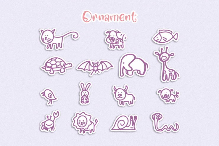 Figure Purple字体 8
