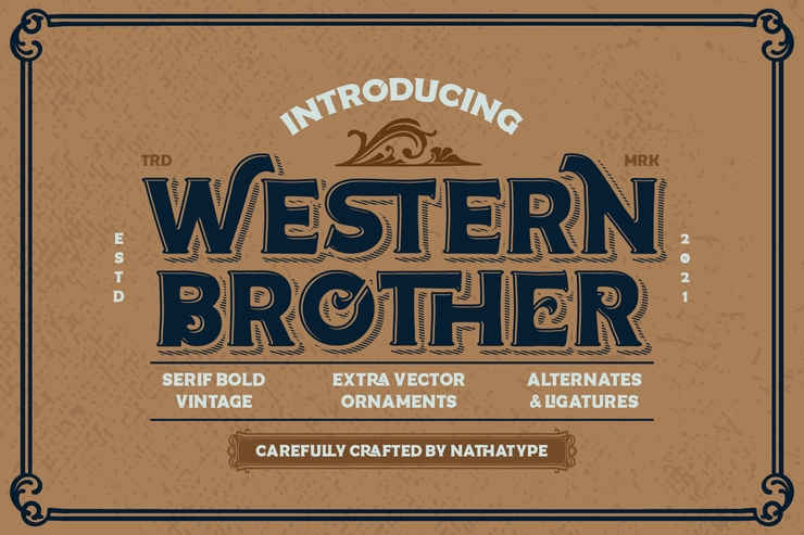 Western Brother字体 3