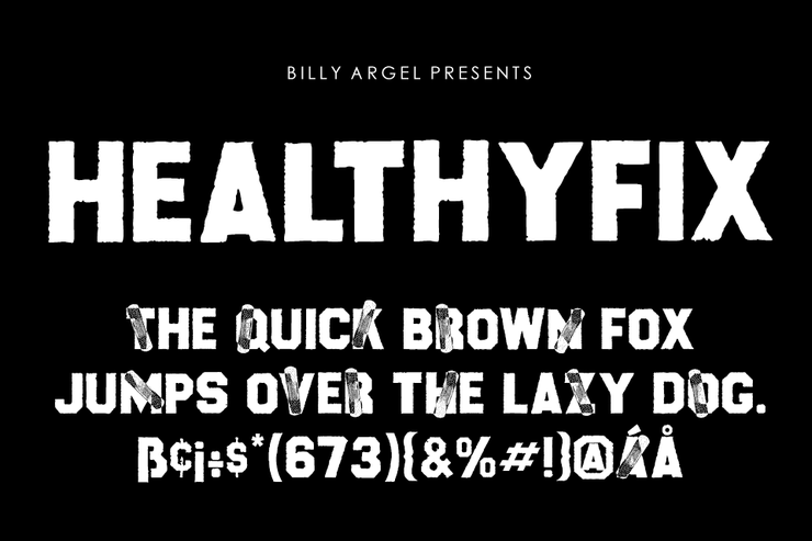 HEALTHYFIX字体 2