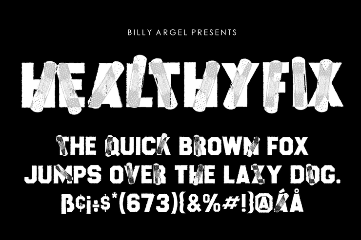 HEALTHYFIX字体 4