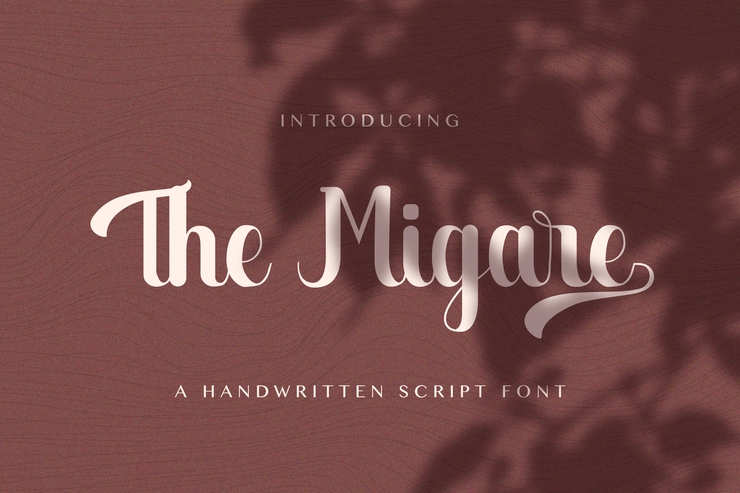 The Migare字体 1
