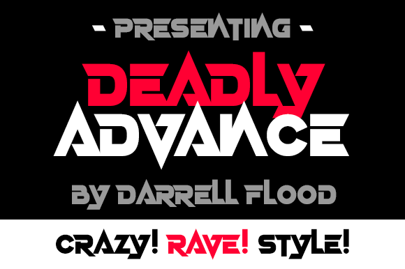 Deadly Advance字体 1
