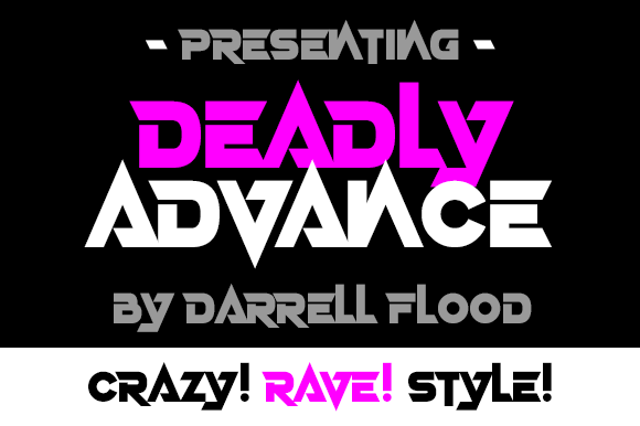 Deadly Advance字体 2