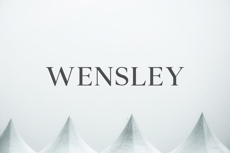 Wensley字体 1