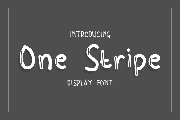One Stripe字体 1