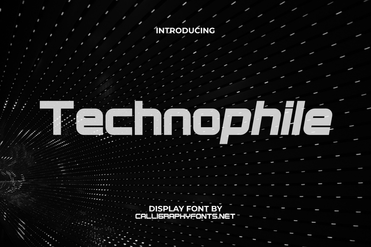 Technophile字体 10