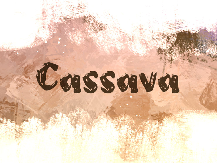 c Cassava字体 1