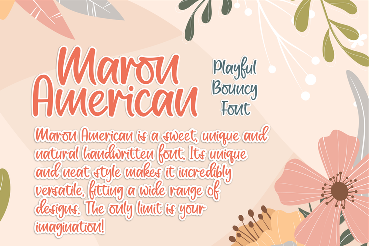 Maron American字体 2