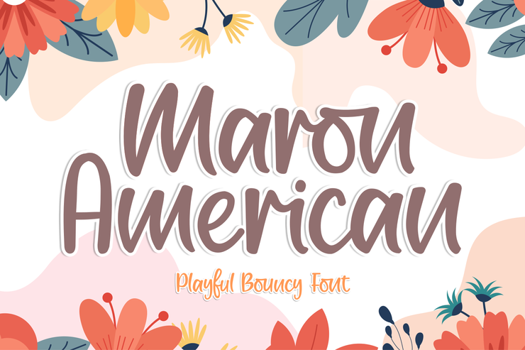 Maron American字体 3