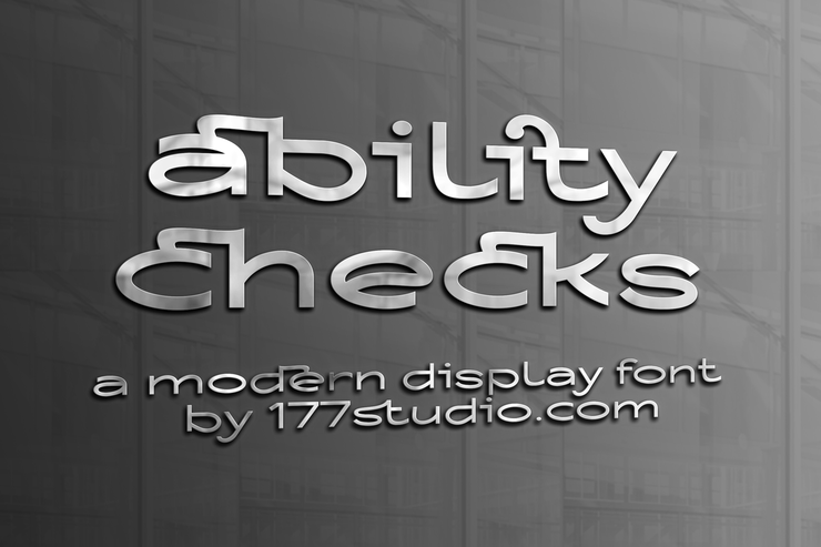 ability checks字体 1