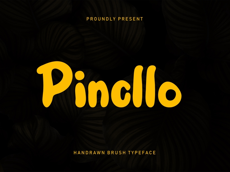 Pincllo字体 3