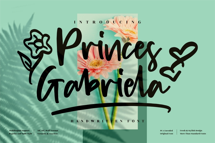 Princes Gabriela字体 8
