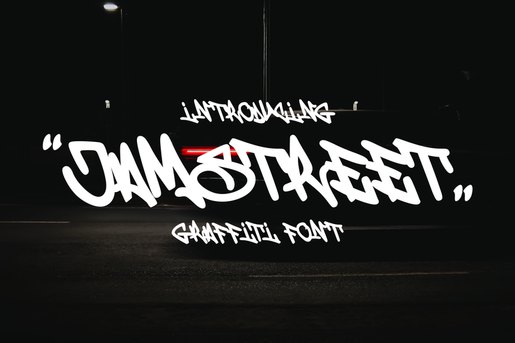 Jamstreet Graffiti字体 1