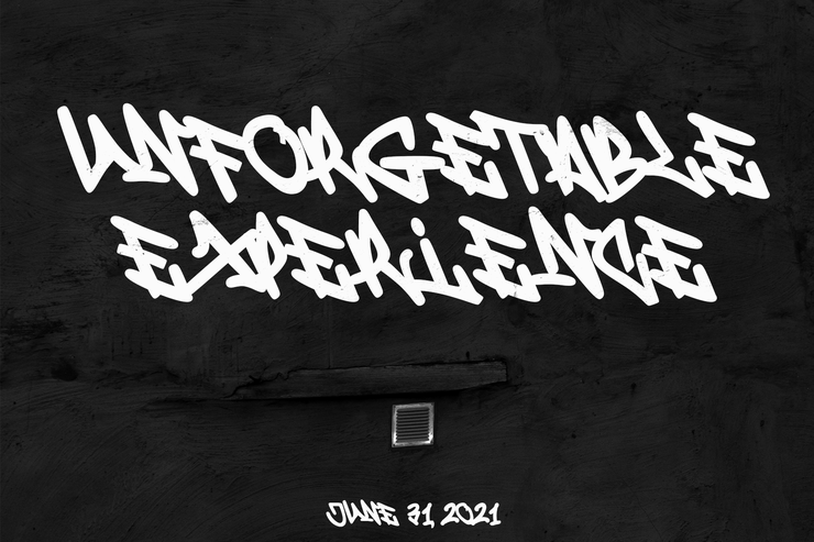 Jamstreet Graffiti字体 2