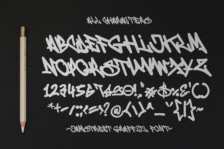 Jamstreet Graffiti字体 6