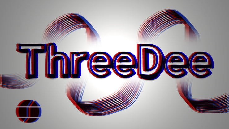 ThreeDee字体 1