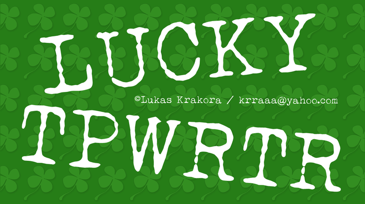 LUCKY TYPEWRITER字体 1