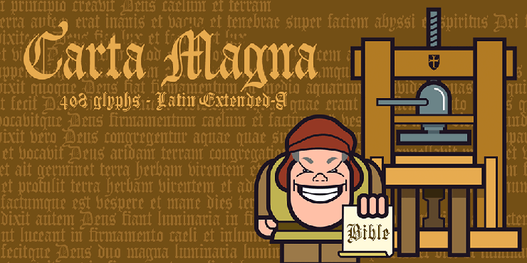 Carta Magna Line字体 3