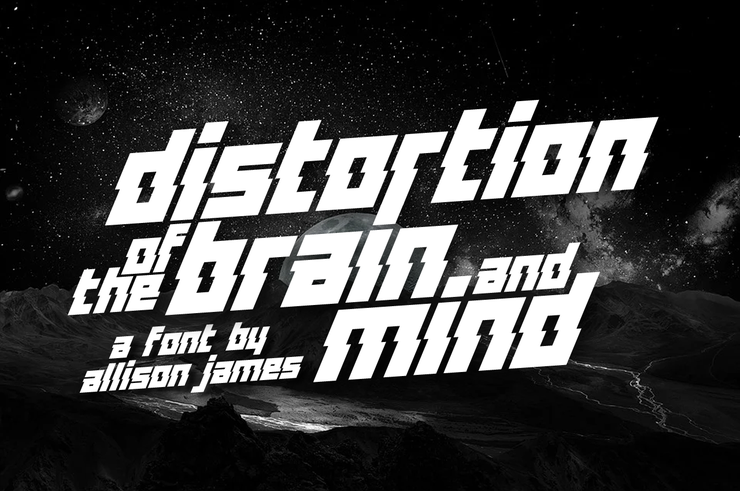 Distortion Of The Brain And Min字体 1