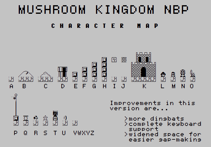 Mushroom Kingdom NBP字体 1