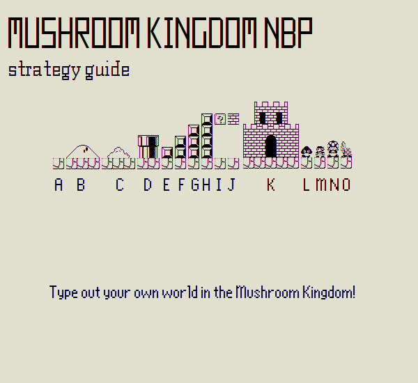 Mushroom Kingdom NBP字体 4