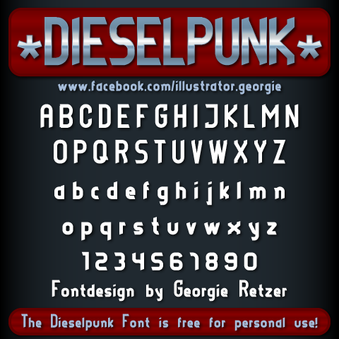 DIESELPUNK字体 1