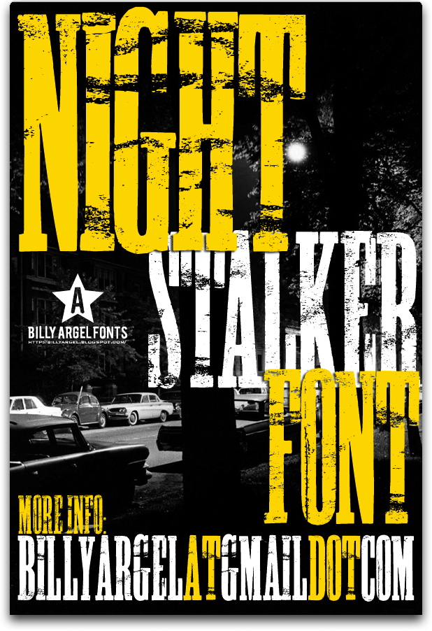 NIGHT STALKER字体 1