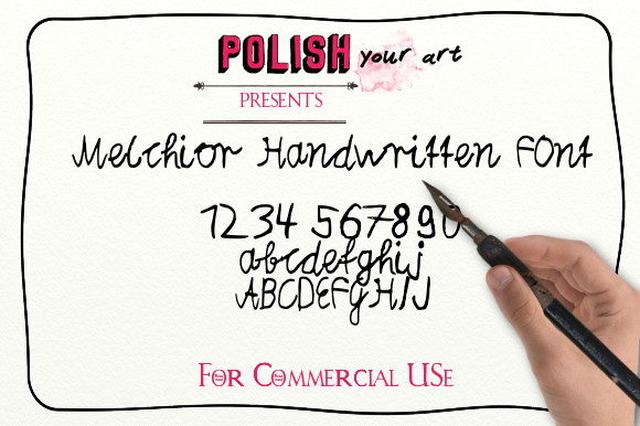Melchior Handwritten字体 1