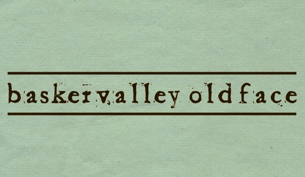 Baketvalley Old Face字体 1