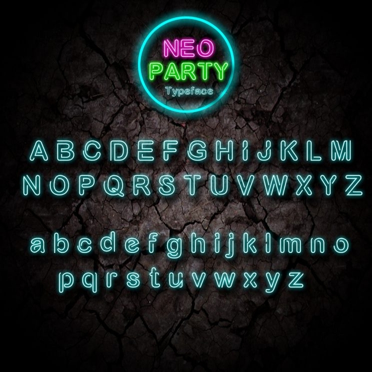 NÉO PARTY字体 3