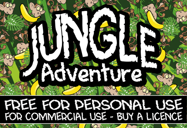 CF Jungle Adventure字体 1