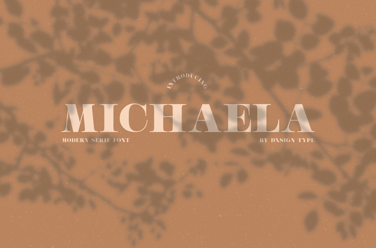Michaela Med字体 1
