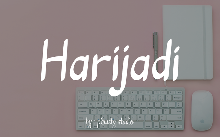 Harijadi字体 1