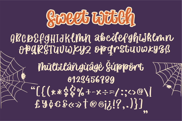 Sweet Witch字体 6