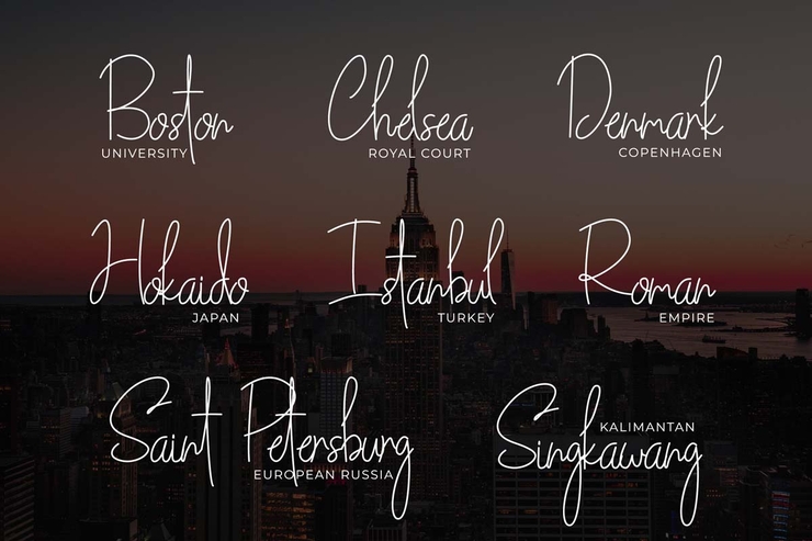 Southeastern字体 1