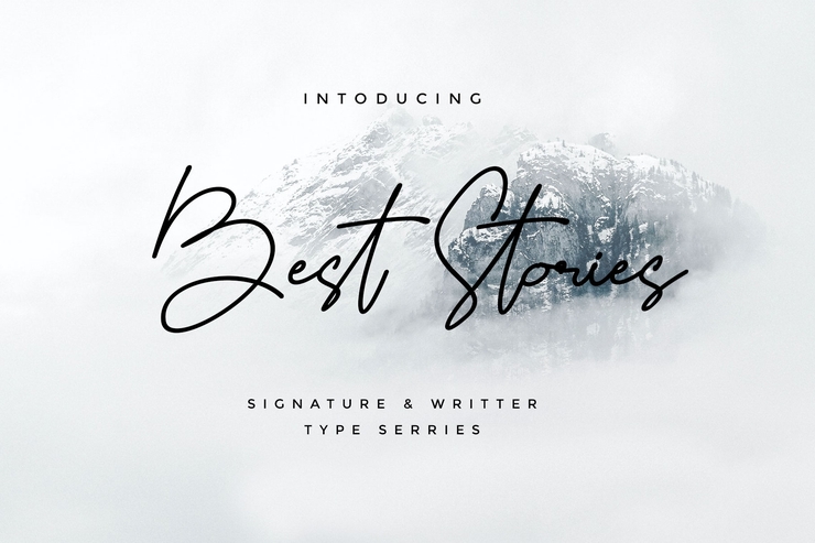 Best Stories字体 3