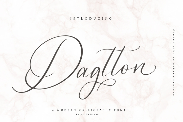 Dagtton字体 1