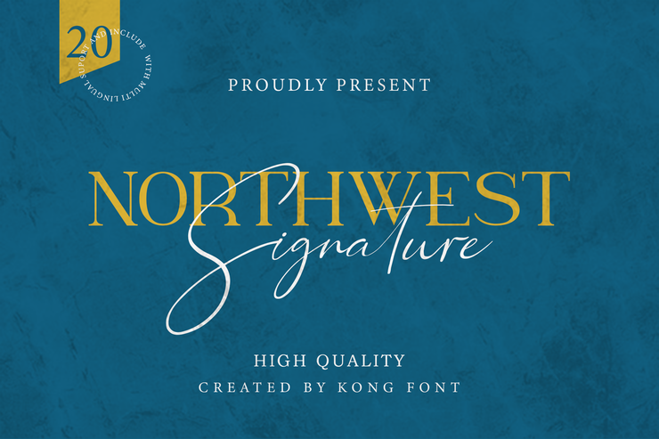 Northwest Signature字体 1