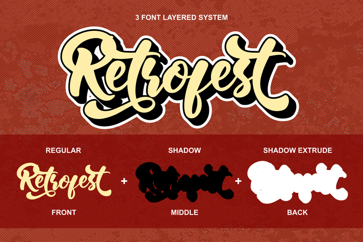 Retrofest字体 3