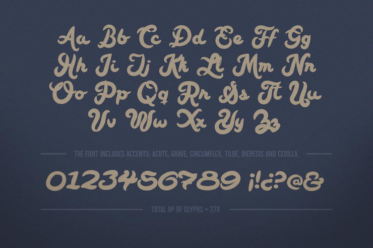 Carmela Script字体 3