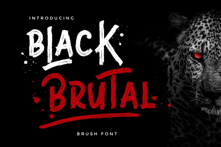 BLACK BRUTAL字体 4