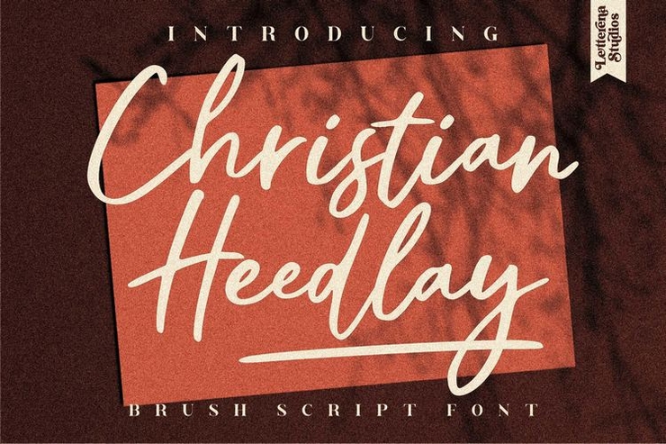 Christian Heedlay字体 3