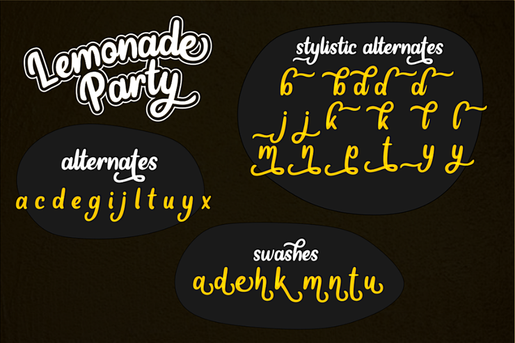 Lemonade Party字体 6