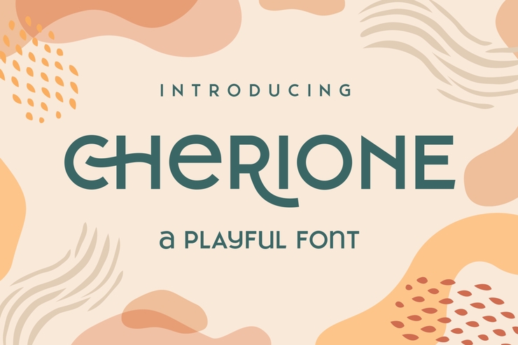 Cherione字体 3
