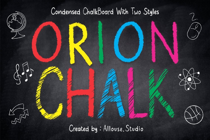 Orion Chalk字体 4