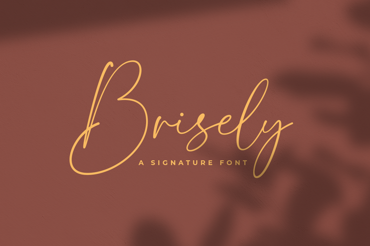 Brisely字体 1