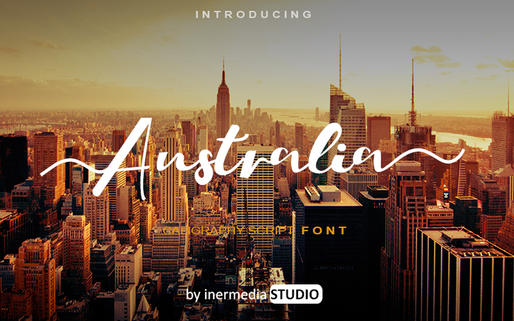 Australia字体 1