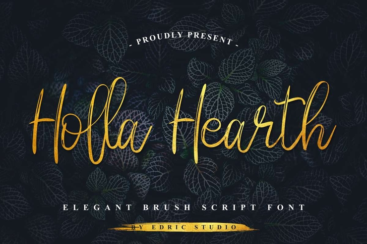 Holla Hearth字体 1