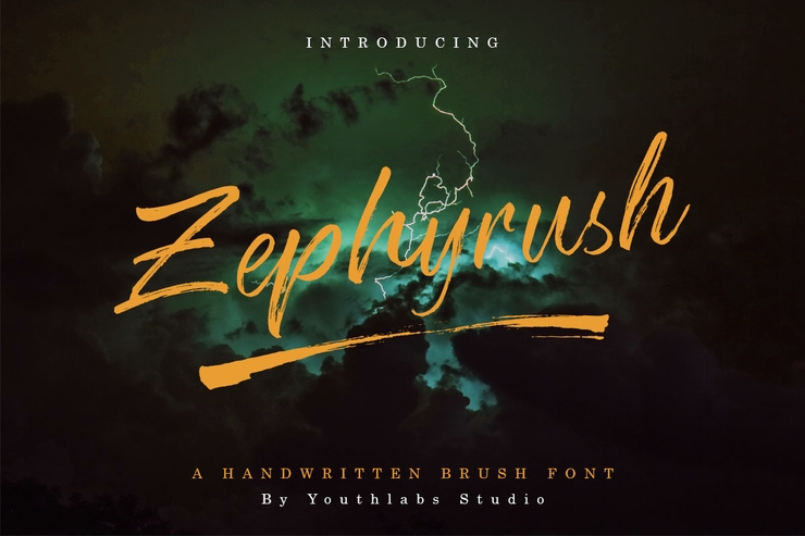 Zephyrush字体 6