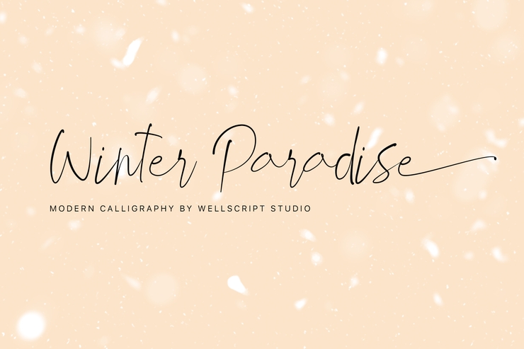 Winter Paradise字体 7